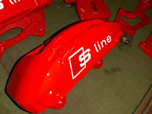 Покраска суппортов Audi S-Line-2 Покраска суппортов Audi S-Line-2