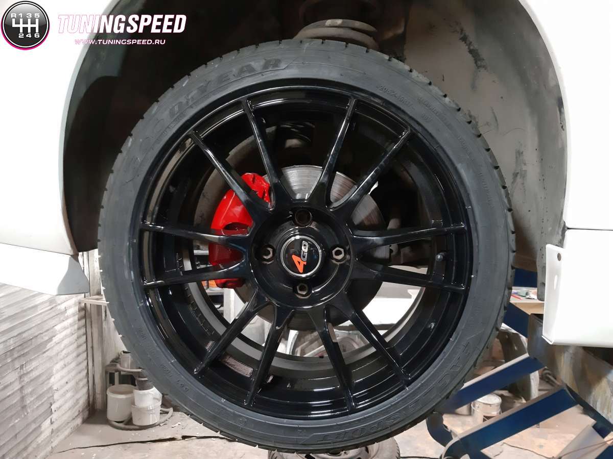 Покраска суппортов и колесных дисков Peugeot 207-1