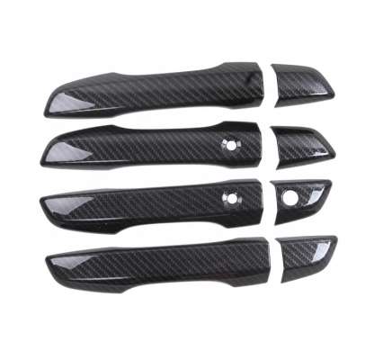 Накладки на ручки дверей карбоновые Накладки на ручки дверей карбоновые