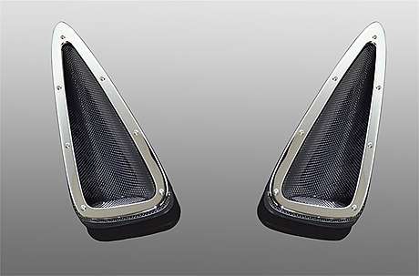Карбоновые накладки на капот AC Schnitzer для BMW X6 F16 (оригинал, Германия)