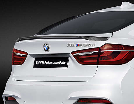 Карбоновый спойлер M Performance для BMW X6 (F16) (оригинал, Германия)