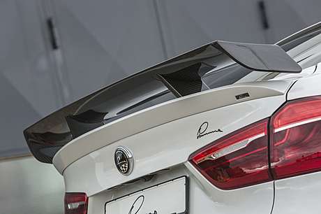 Задний спойлер карбоновый Lumma CLR X6 R "GT" для BMW X6 F16 (оригинал, Германия)