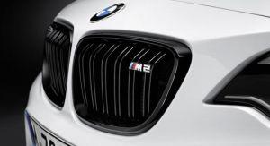 Оригинальные решётки радиатора M Performance для BMW M2 F87. 