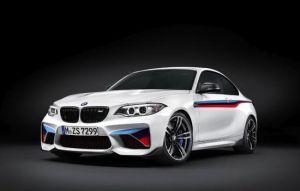 Декоративные акцентные полосы BMW M Performance Motorsport на кузов M2 F87 2-серия. 