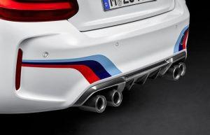 Карбоновый диффузор M Performance для дооснащения BMW M2 F87. 
