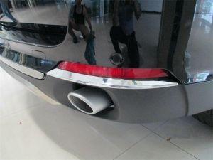 Накладки на задний бампер хромированные для BMW F15 X5 2013-