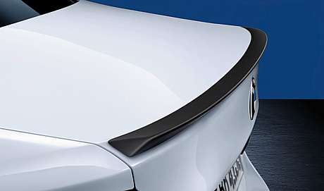 Спойлер-накладка на крышку багажника под покраску, ABS-пластик, для авто BMW 5-Series G30 седан 2017- (TW)