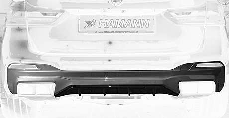 Диффузор заднего бампера Elegance Hamann 10G30245-KPL для BMW G30 G31 (оригинал, Германия)