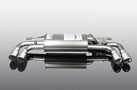 Глушитель с хромированными насадками (для 540i / 540i xDrive) AC Schnitzer 1812330312 для BMW G30 G31 (оригинал, Германия)