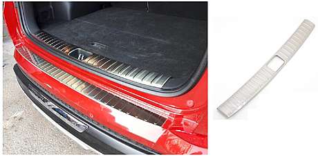 Накладка на порожек багажника, нержавейка, для авто Hyundai Tucson 2015-