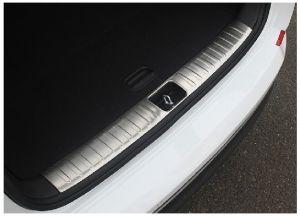 Накладка на порожек заднего бампера, нержавейка, для авто Hyundai Tucson 2015-