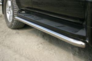 Окантовка штатных подножек диам.60мм, нержавейка, для авто Lexus GX 470 2003-2009