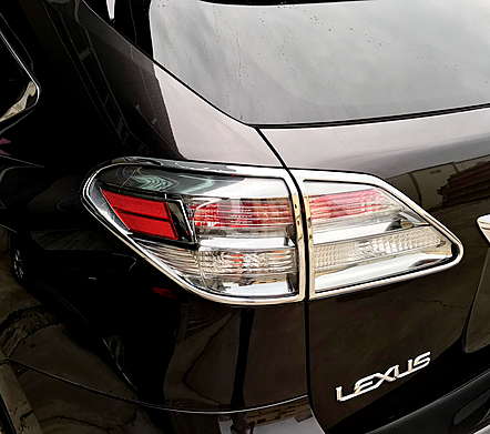 Накладки на задние фонари хромированные IDFR 1-LS602-02C для Lexus RX 350 RX 450h 2009-2012