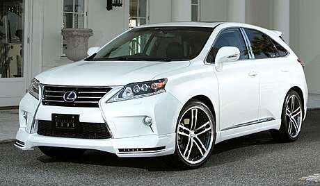 Аэродинамический обвес MzSpeed Luv Line для Lexus RX270 / RX350 / RX450h F Sport (c 04.2012 г.в.) (оригинал, Япония)