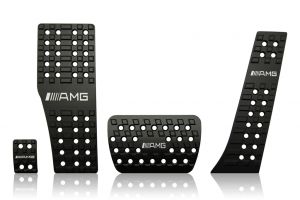 Накладки на педали AMG (черные) для Mercedes-Benz G-modell (G463)