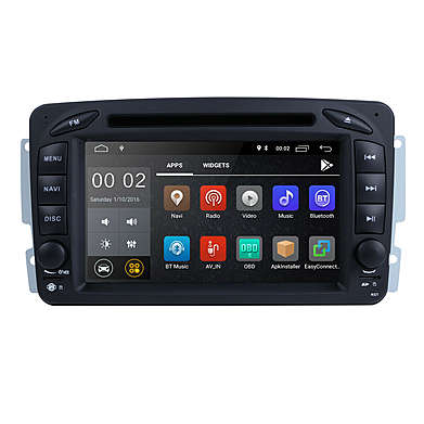 DVD Магнитола штатная с навигацией на системе Android 9.1 для Mercedes Benz W203 C Class 2000-2004