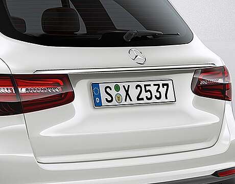 Накладка на крышку багажника хромированная оригинал A2538202000 для Mercedes-Benz GLC X253 2015-2021