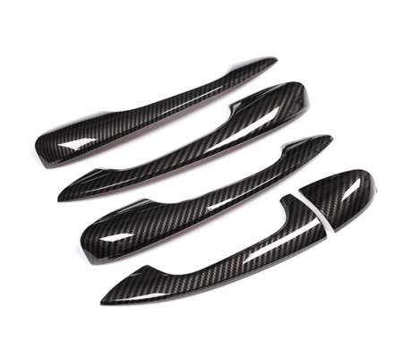 Накладки на ручки дверей Black Carbon для Mercedes Benz GLC X253 2015-2023