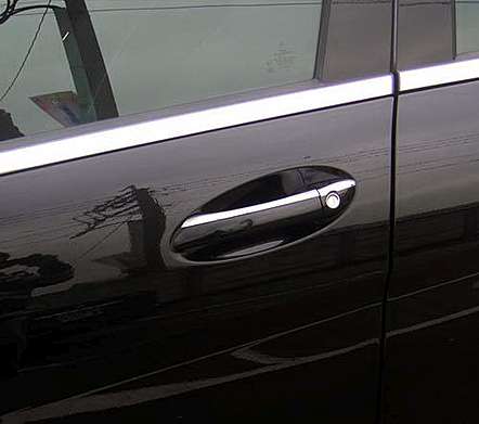 Накладки на ручки дверей хромированные IDFR 1-MB401-15C для Mercedes-Benz W164 2005-2011
