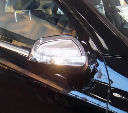 Накладки на зеркала хромированные IDFR 1-MB320-04C для Mercedes Benz X164 GL Class 2009-2010