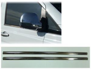 Нижние молдинги стекол, нержавейка 2шт, для авто Mercedes Vito/Viano W639 2003-2014