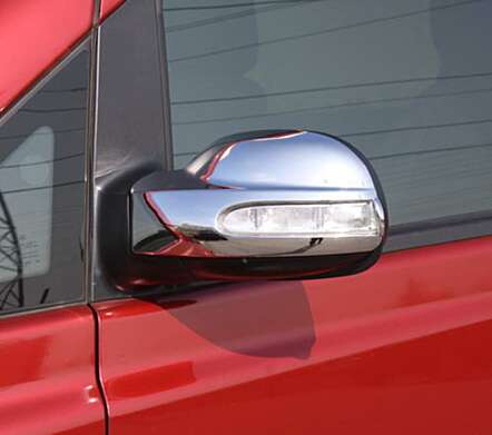Накладки на зеркала хромированные IDFR 1-MB701-04C для Mercedes-Benz W639 V-Class 2005-2011
