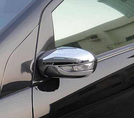 Накладки на зеркала хромированные IDFR 1-MB050-04C для Mercedes Benz W245 B-Class 2005-2012