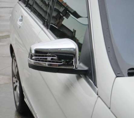 Накладки на зеркала хромированные IDFR 1-MB004-04C для Mercedes Benz W176 A-Class 2012-2018
