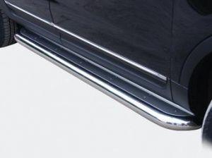 Подножки с листом диам.76мм, лист и окантовка нержавейка, для авто Ford Explorer 2011-