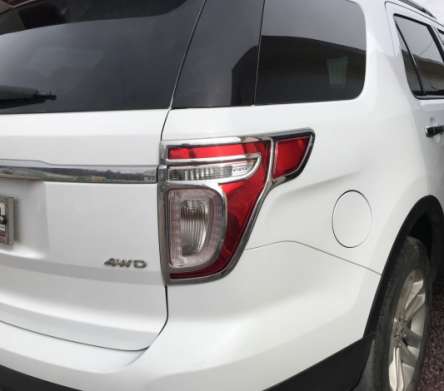Накладки на задние фары хромированные для Ford Explorer 2011-2014