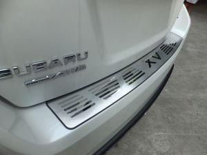 Накладка на задний бампер с логотипом для Subaru XV 2012-2014