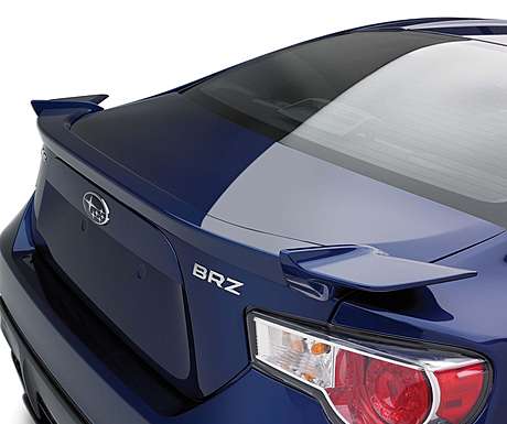 Спойлер на крышку багажника крашенный в цвет кузова для Subaru BRZ 2012-2020