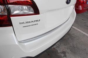 Накладка на нижнюю кромку багажника хромированная для Subaru Outback 2014-