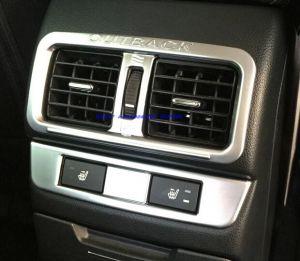 Накладки на задние воздухозаборники салона хромированные для Subaru Outback 2015-