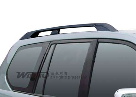 Рейлинги черные OE Style, алюминий, для авто Toyota Land Cruiser Prado 120 2003-2009