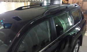 Рейлинги на крышу черные OEM style для Toyota Land Cruiser 200 2016-