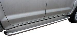 Подножки с листом диам.60мм, лист и окантовка нержавейка, для авто Toyota HiLux 2005-2015