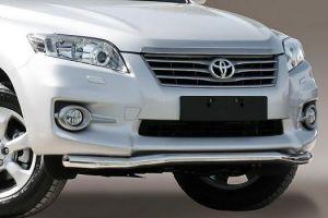 Защита переднего бампера волна диам.60мм, нержавейка (возможен заказ черного или серого цвета), для авто Toyota RAV4 короткая 2010-2012