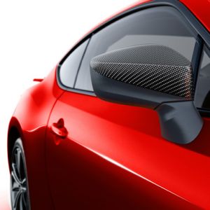 Накладки на зеркала карбоновые оригинал для Toyota GT86 2012-