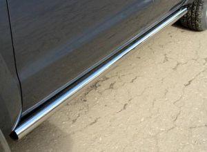 Подножки-трубы диам.76мм,нерж. сталь, для авто VW Amarok 2010-