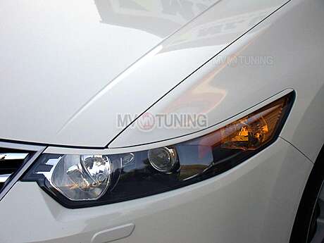 Реснички на фары var №1 узкие Honda Accord 8(VIII) / Acura TSX (CU2) (2008-2013)