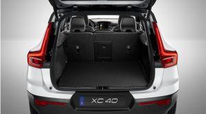 Двусторонний/складной коврик для багажника из текстиля Charcoal Solid для Volvo XC40 2018-