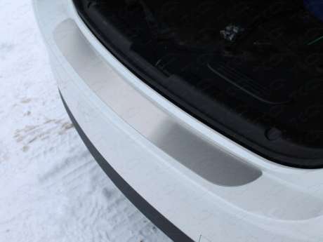 Накладка на задний бампер (лист шлифованный) код MAZ615-08 для Mazda 6 2015-