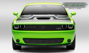 Решетка радиатора стальная T-REX 6214180 Laser Billet style для Dodge Challenger 2015-