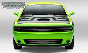 Решетка радиатора стальная T-REX 6214190 Phantom Style для Dodge Challenger 2015-