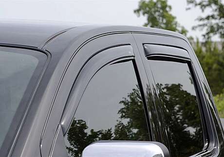 Ветровики на стекла темные AVS 194415 для Cadillac Escalade 2007-2014