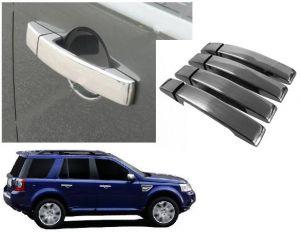 Накладки на дверные ручки (без отверстий под ключ и чип), нержавейка (на 4 двери), для авто Land Rover Discovery III 2004-2009, Discovery IV 2010-, Freelander 2007-2013, Range Rover Sport 2005-2013