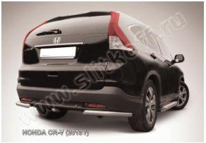 Защита заднего бампера уголки диам.57мм, нержавейка, для авто Honda CR-V 2012-