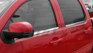Накладки на уплотнители стекол хромированные для Chevrolet Tahoe / Suburban 2000-2006