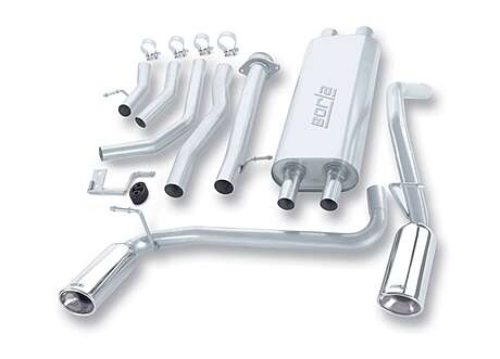Выхлопная система Borla 140037 Cat-Back Exhaust System Touring для Hummer H2 6.0L V8 2003-2006 